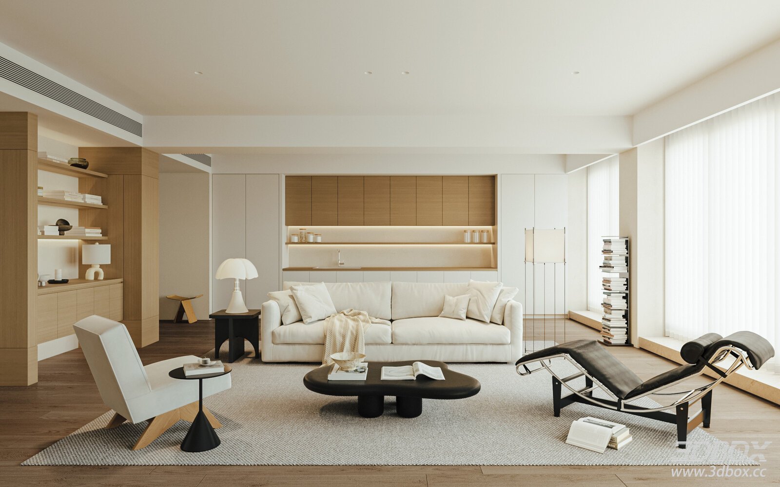 Wood Living Room