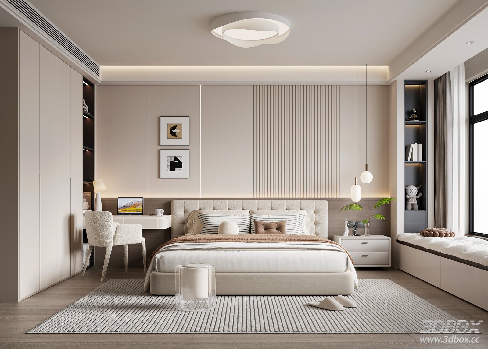 Modern Cream Style Bedroom
