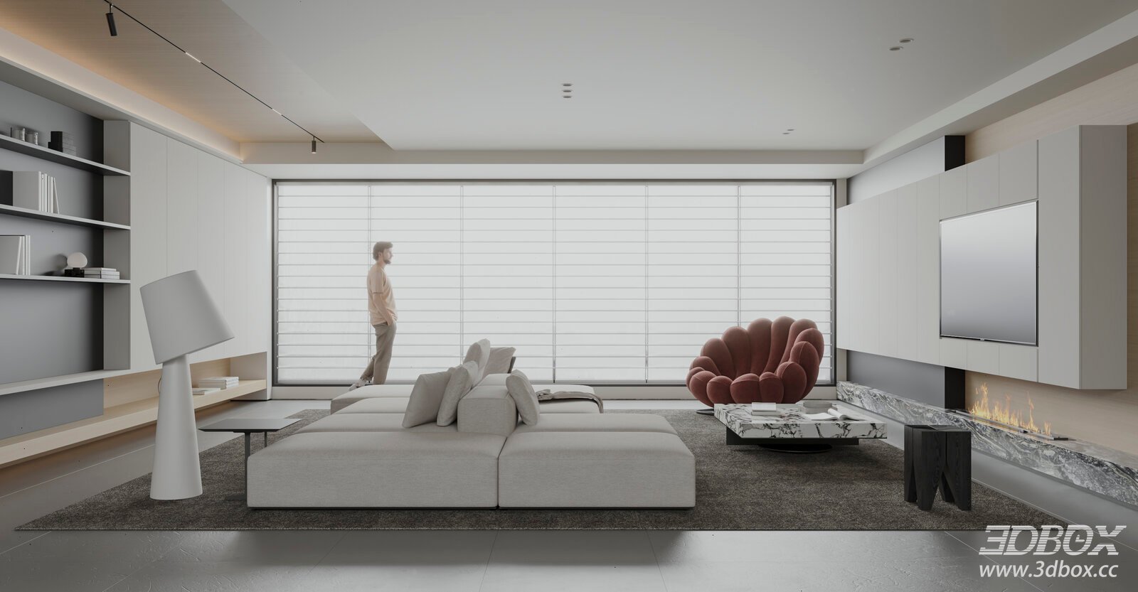 Modern Villa Living Room