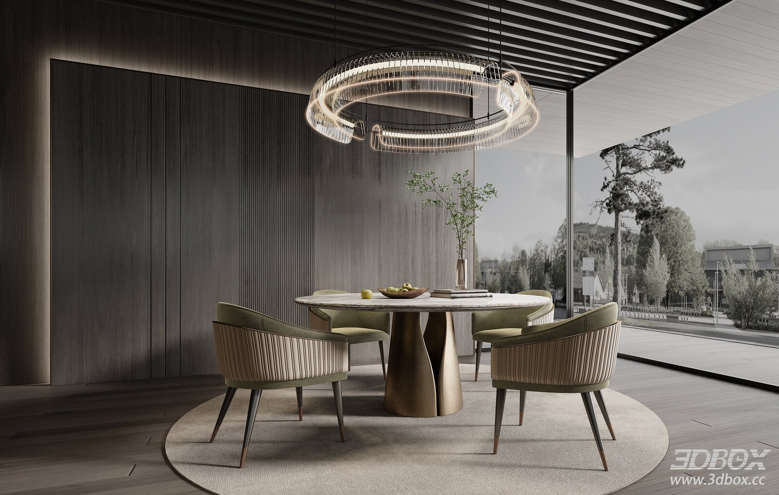 Minotti Modern Dining Room Dining Table