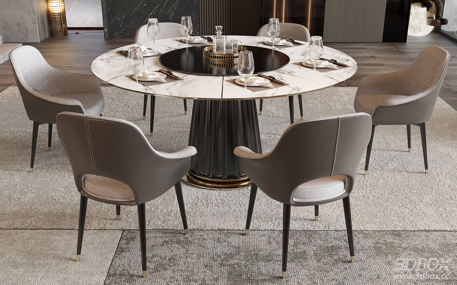 minotti Modern Dining Table