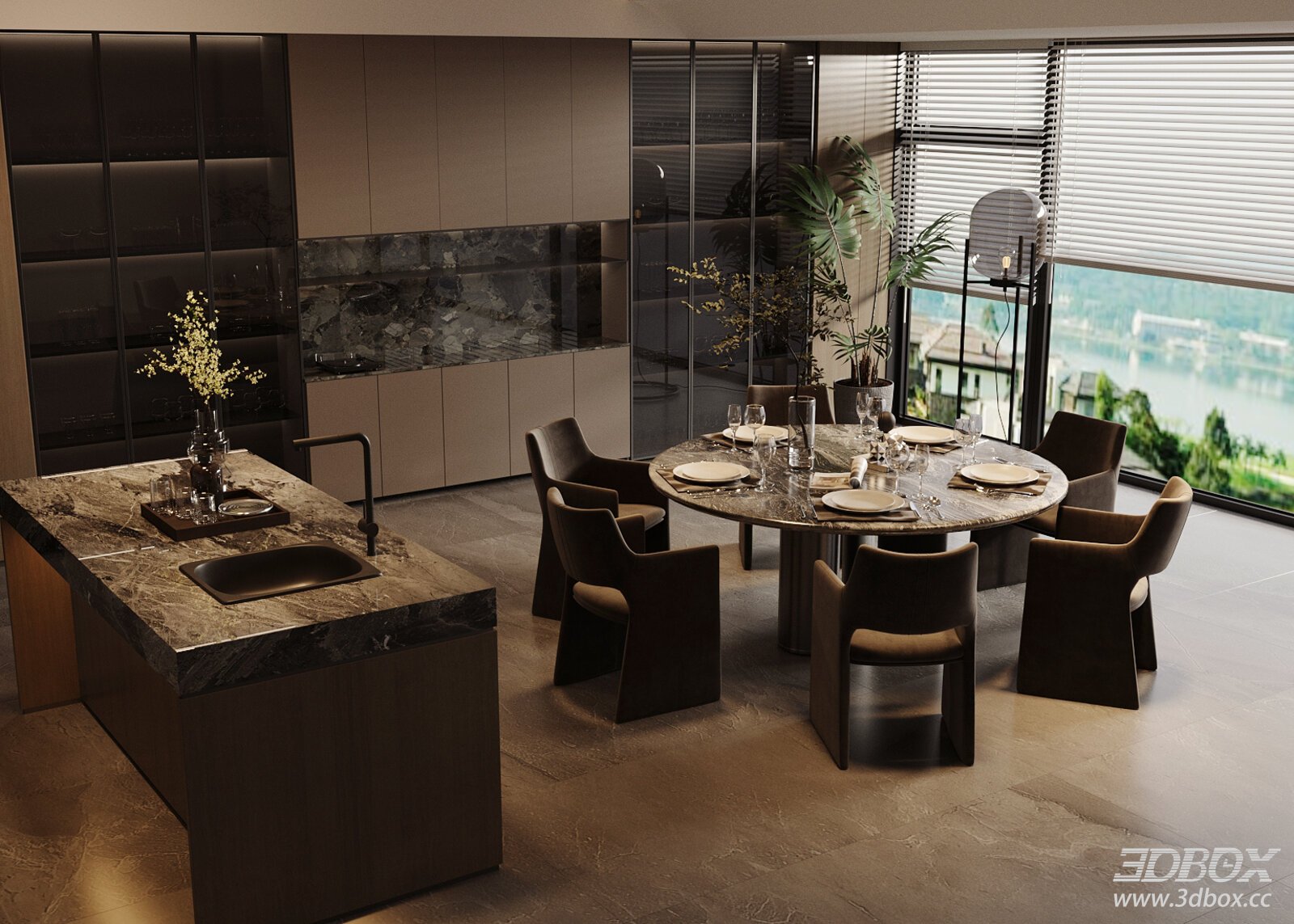 Modern Italian Dining Room Light Luxury Italian Dining Room Round Table Dining Room Dining Room Dining Room Dining Room Sideboard Dining Table