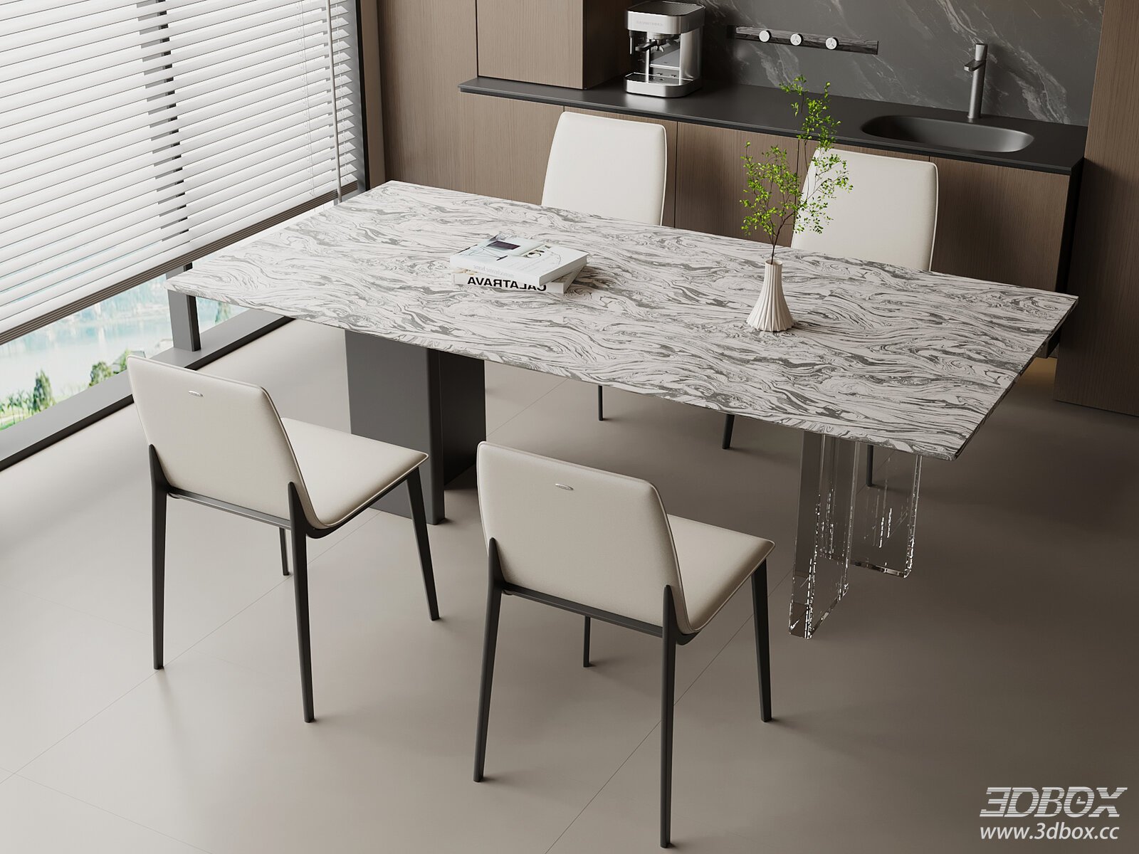 Modern Italian Dining Table Minimalist Dining Table