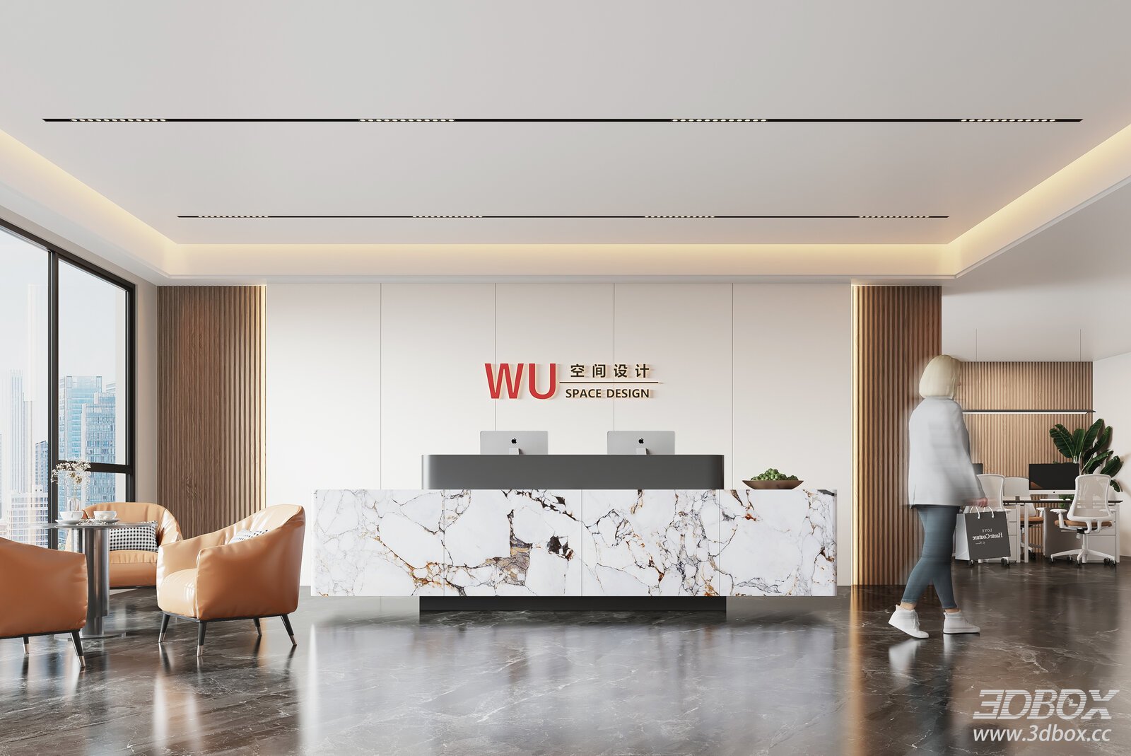 Company Reception Desk