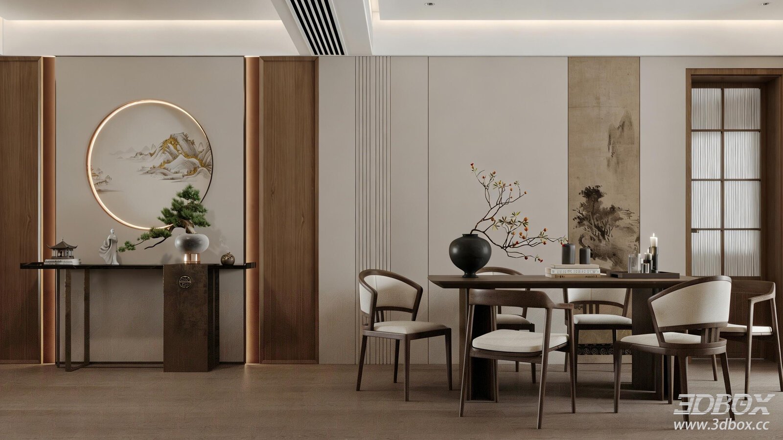 New Chinese Dining Room New Chinese Song Style Dining Room Dining Room Dining Room