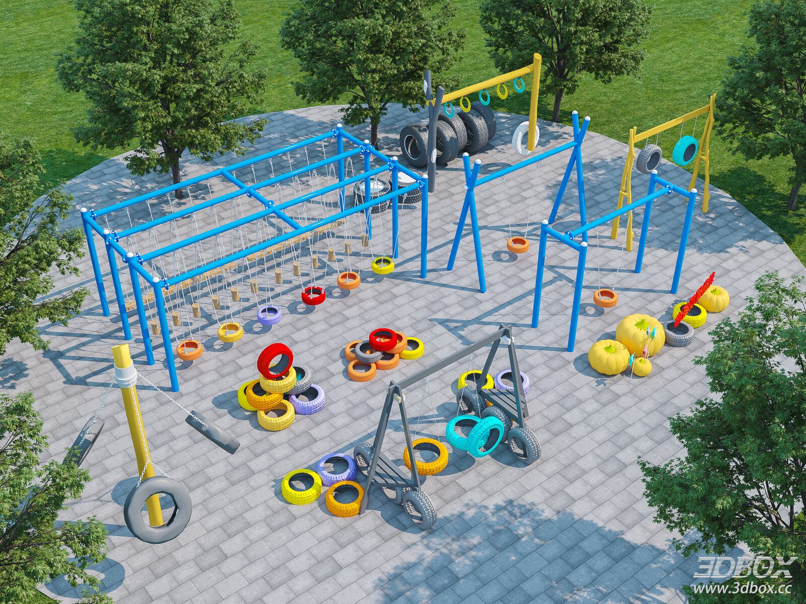 Tire Playground