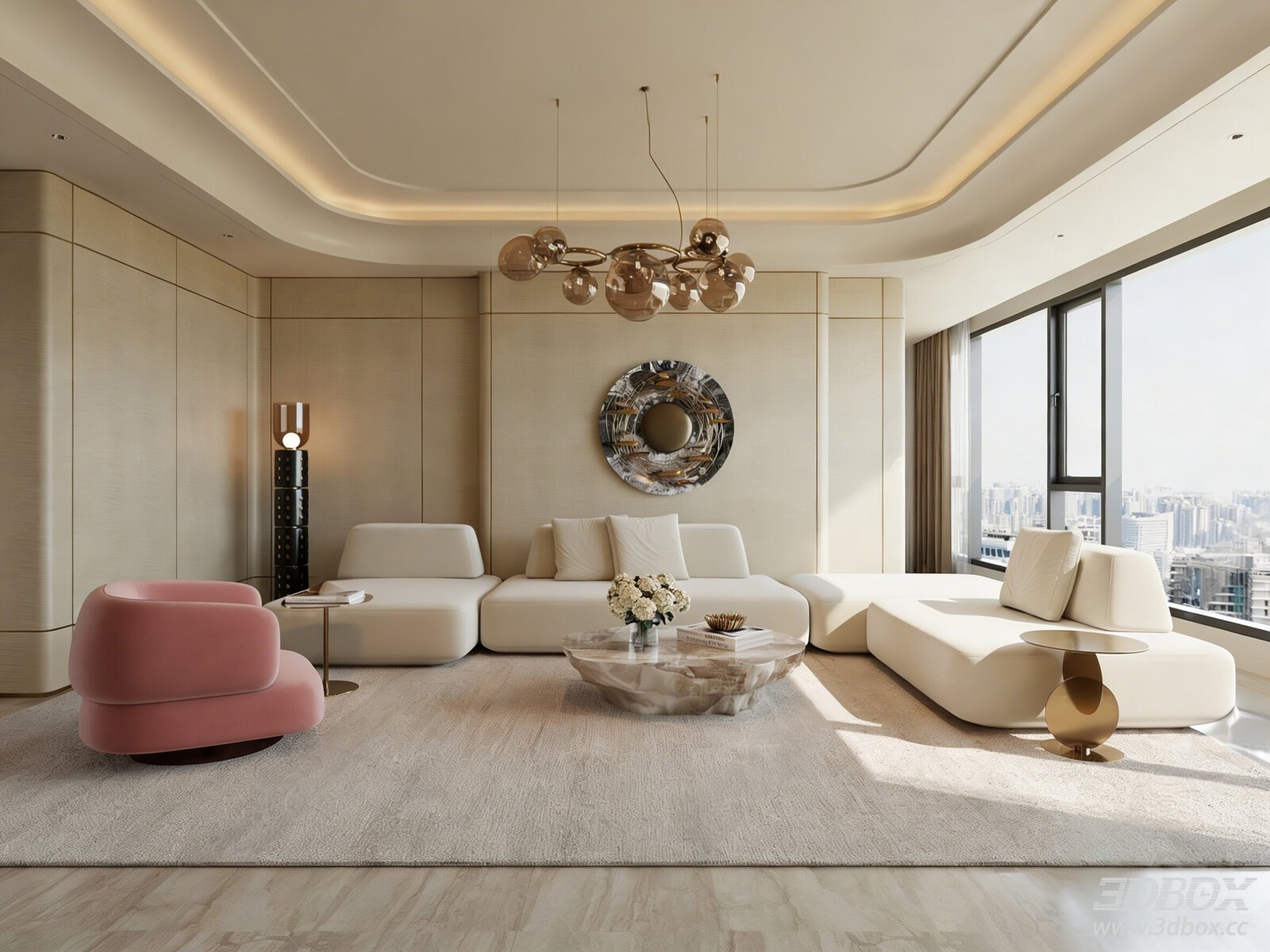 Light Luxury Italian Living Room Light Luxury Italian Living Room