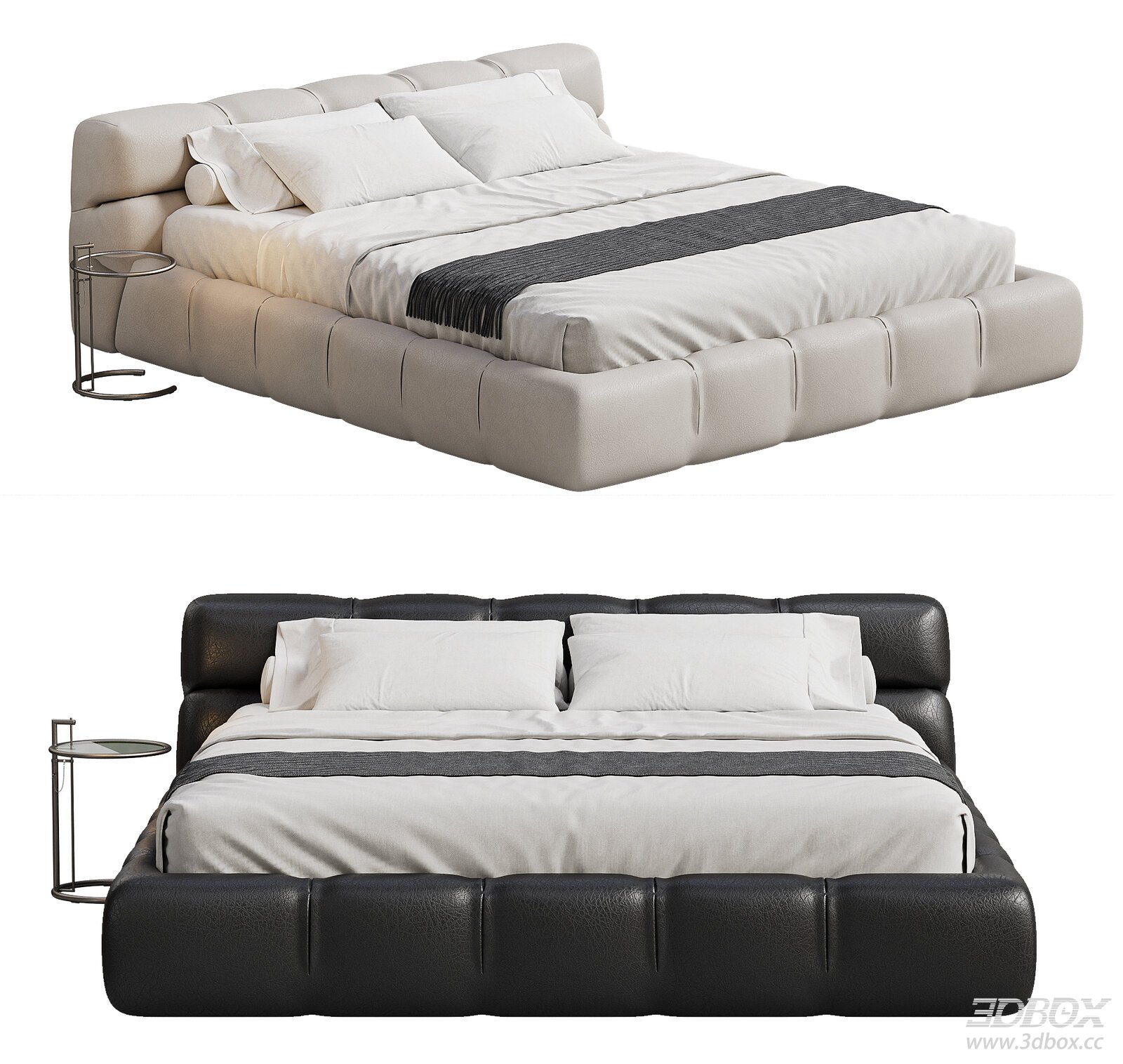 B&amp;B Italia Tufty Modern Italian Double Bed Double Bed [ID