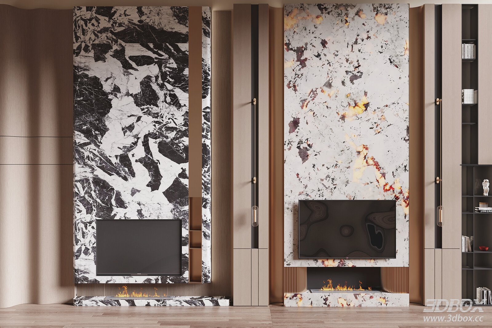 Modern TVBackground Wall