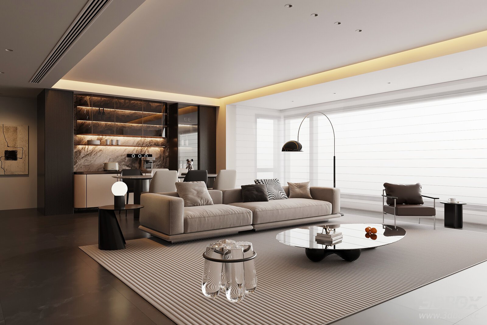 Modern Italian Dining Room Living Room Dining Room