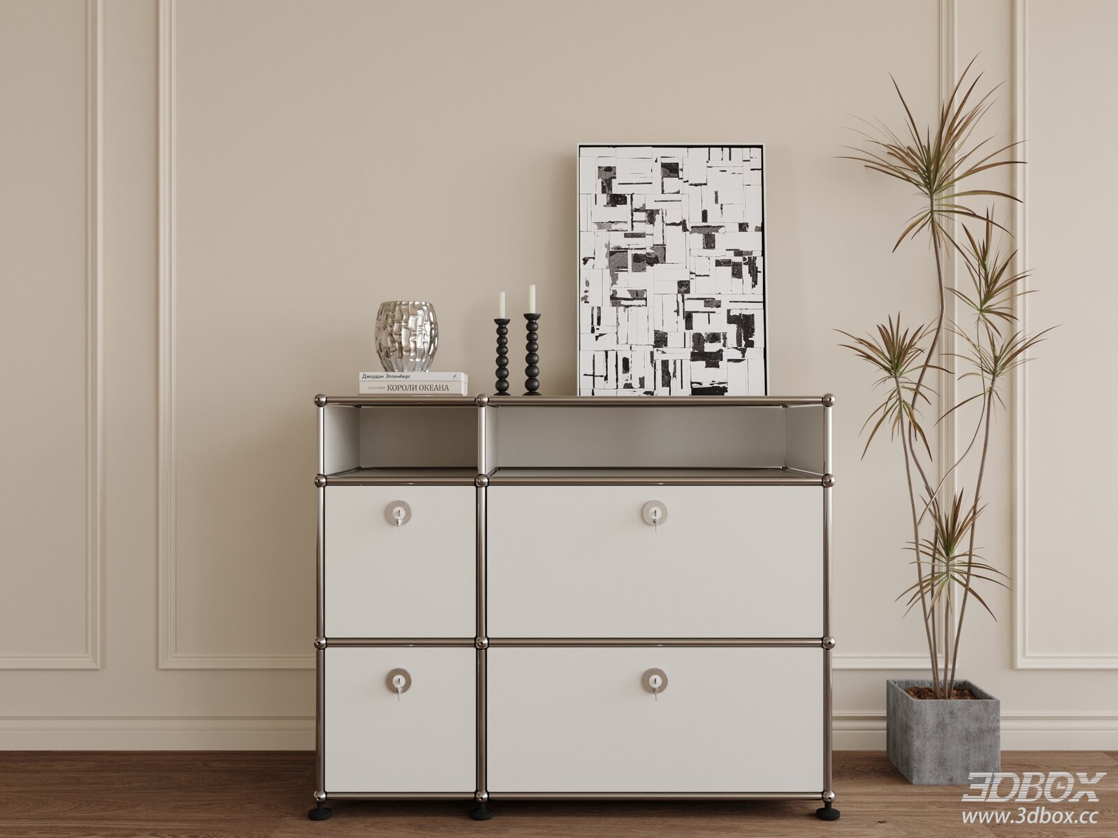 Modern Entryway Sideboard Decorative Cabinet