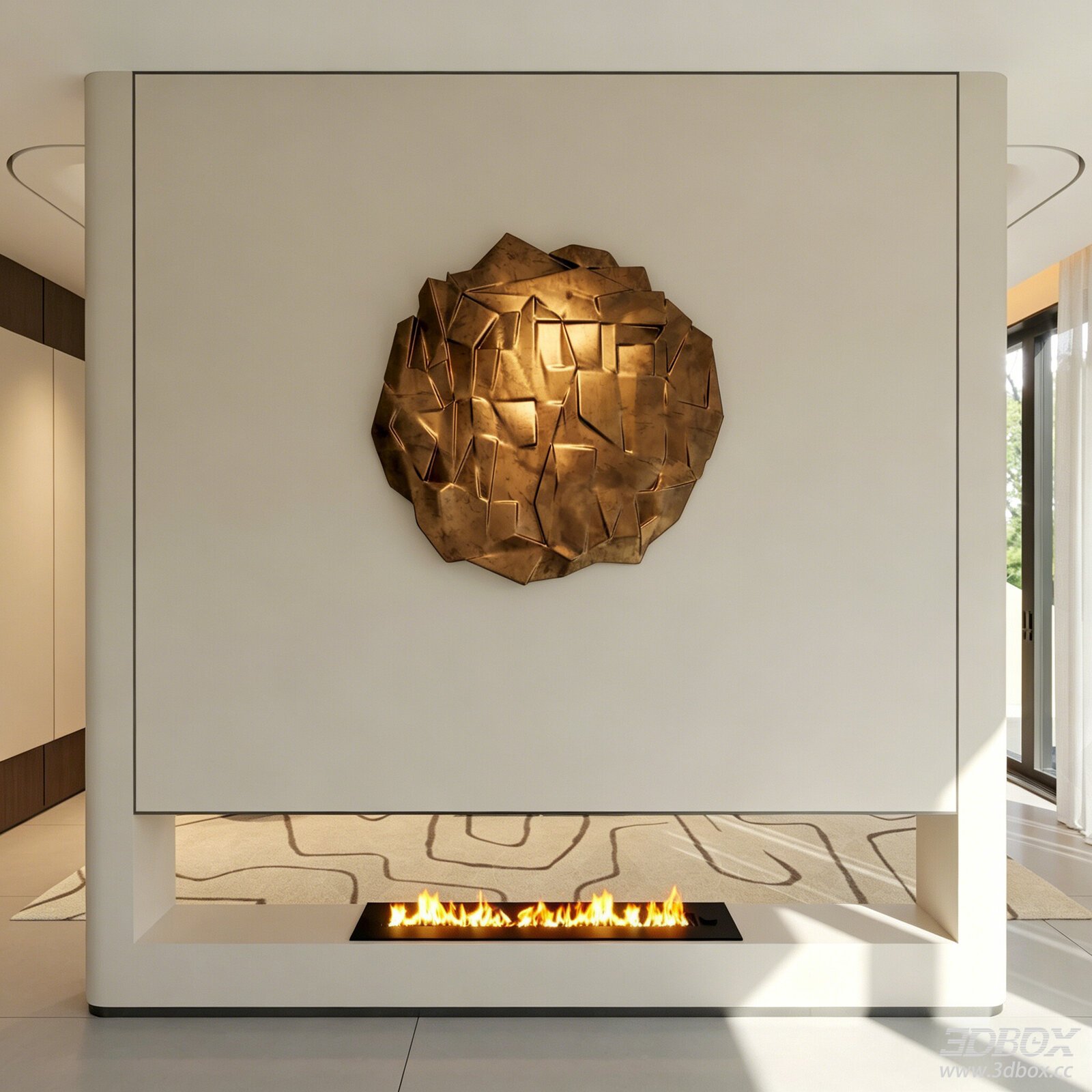 Modern Light Luxury Minimalist Living Room Light Luxury