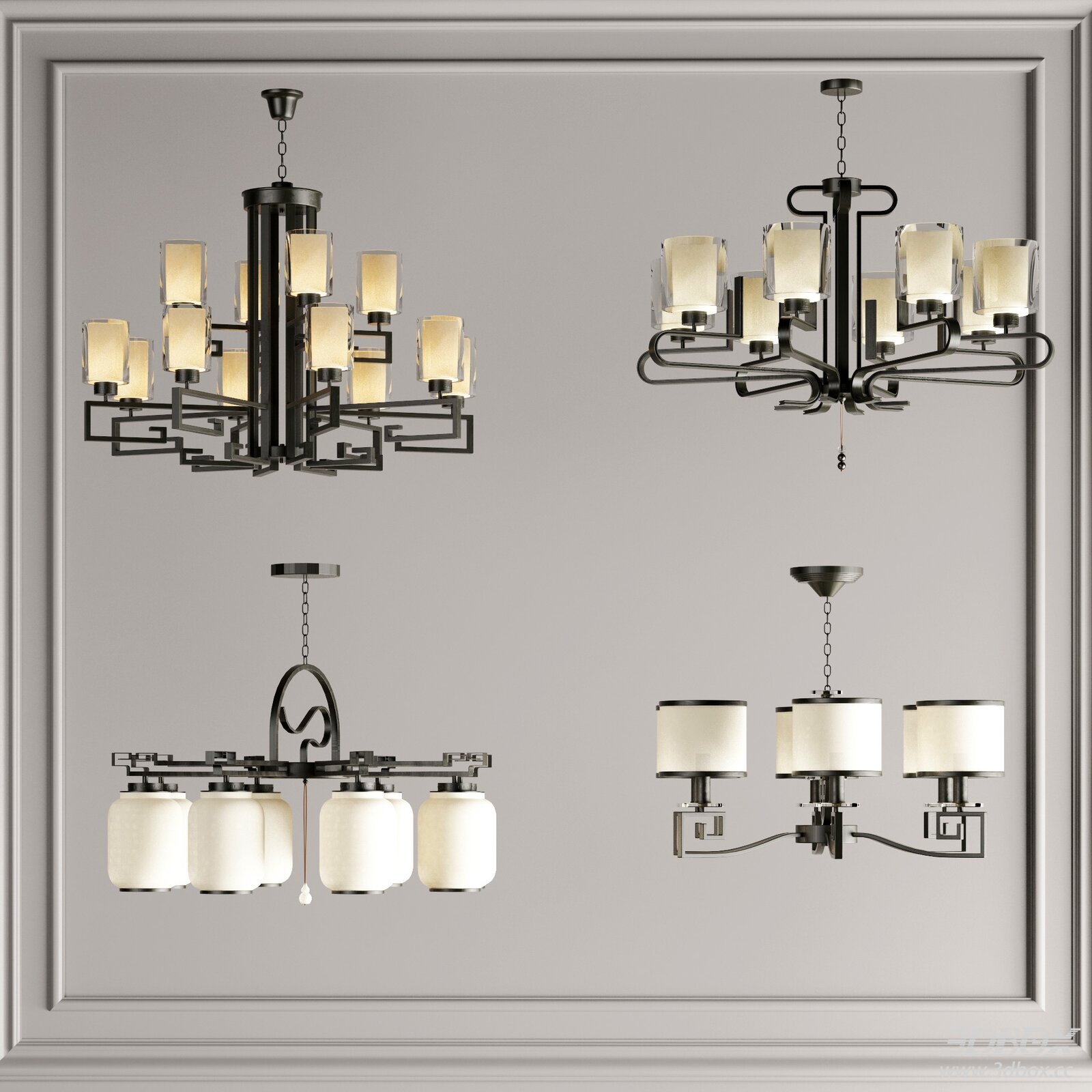New Chinese Chandelier