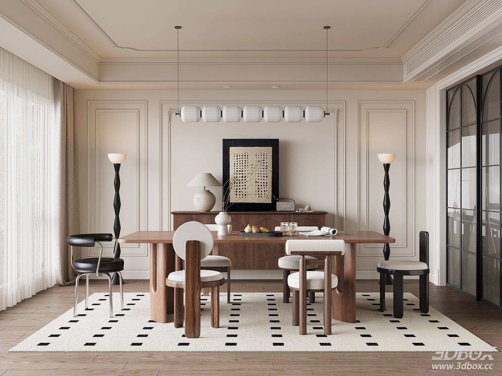 French Vintage Dining Room