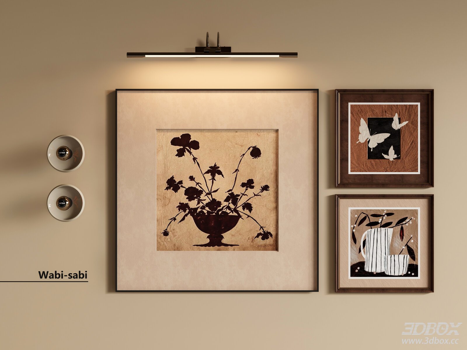 French Vintage Wall Art Lamp Wall Lamp