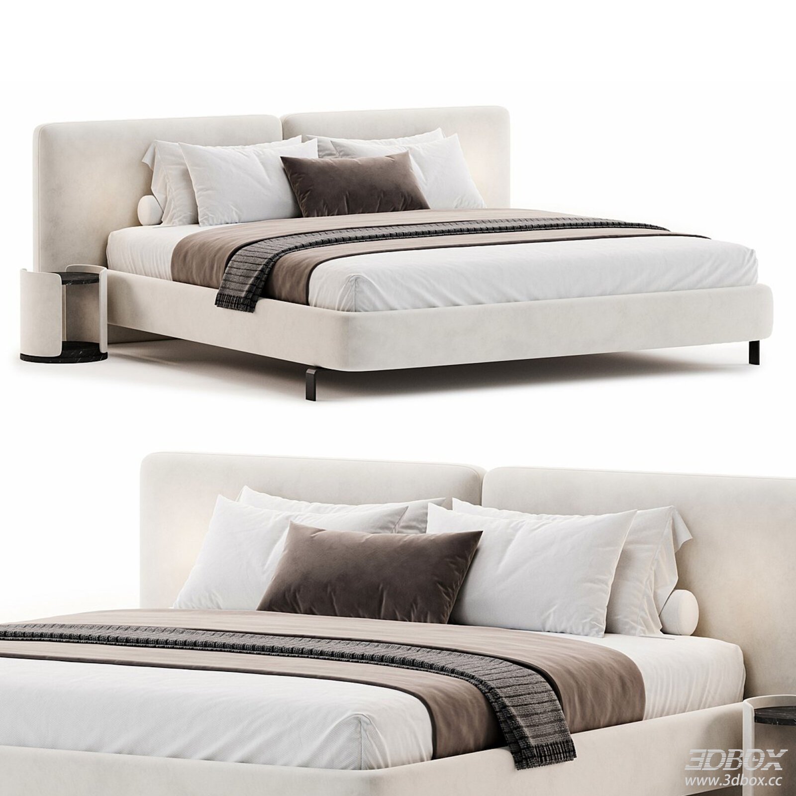 Double Bed Fabric Double Bed Bedroom Bunk Bed