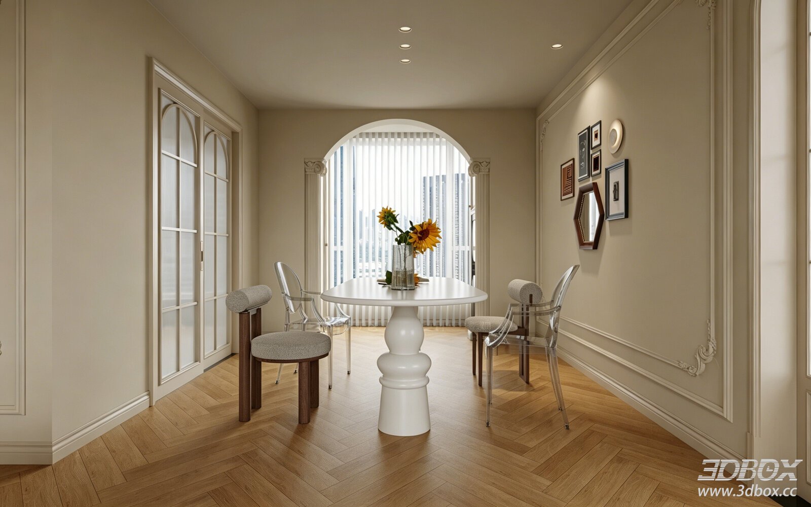 French Home Dining Table Living Room