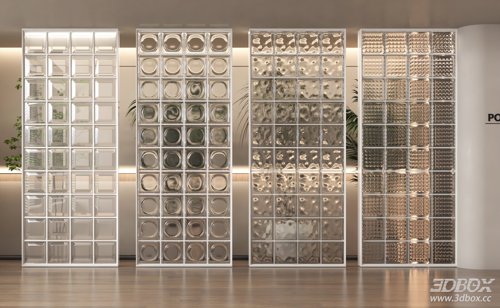 Modern Glass Partition
