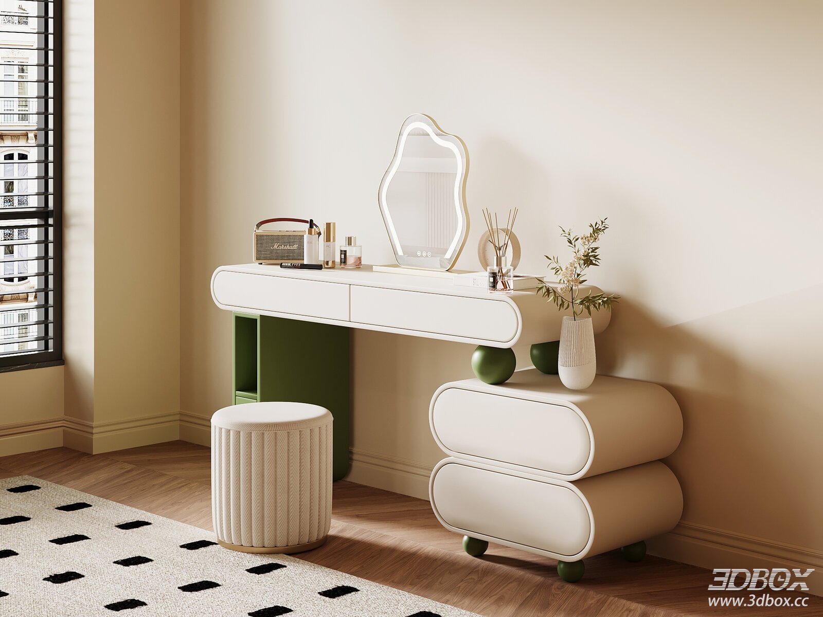 French Retro Dressing Table Modern Dressing Table Dressing Table