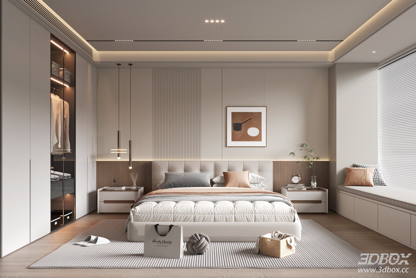 Modern Cream Style Bedroom