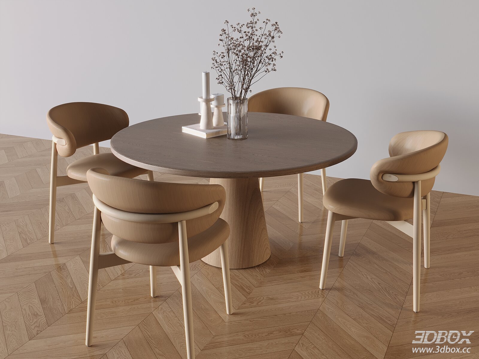 Nordic Solid Wood Dining Table
