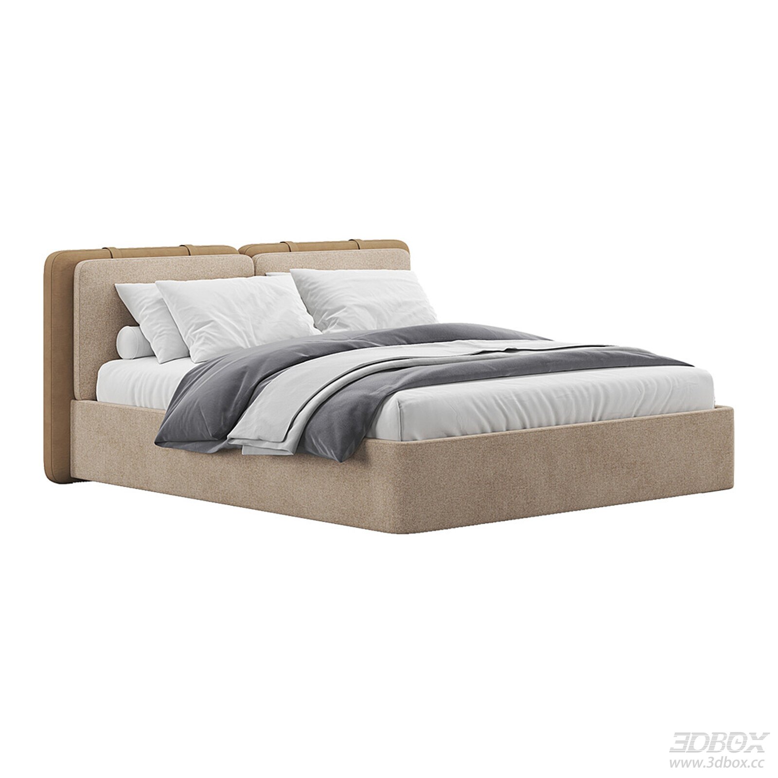 Modern Minimalist Double Bed