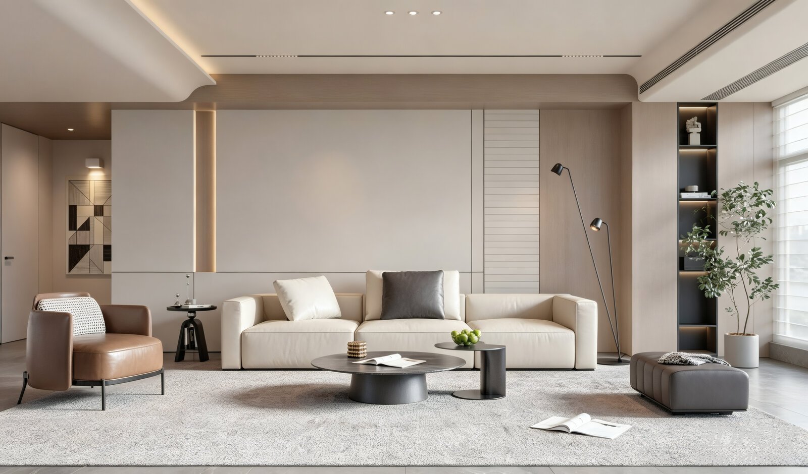 Modern Living Room Sofa Coffee Table Set