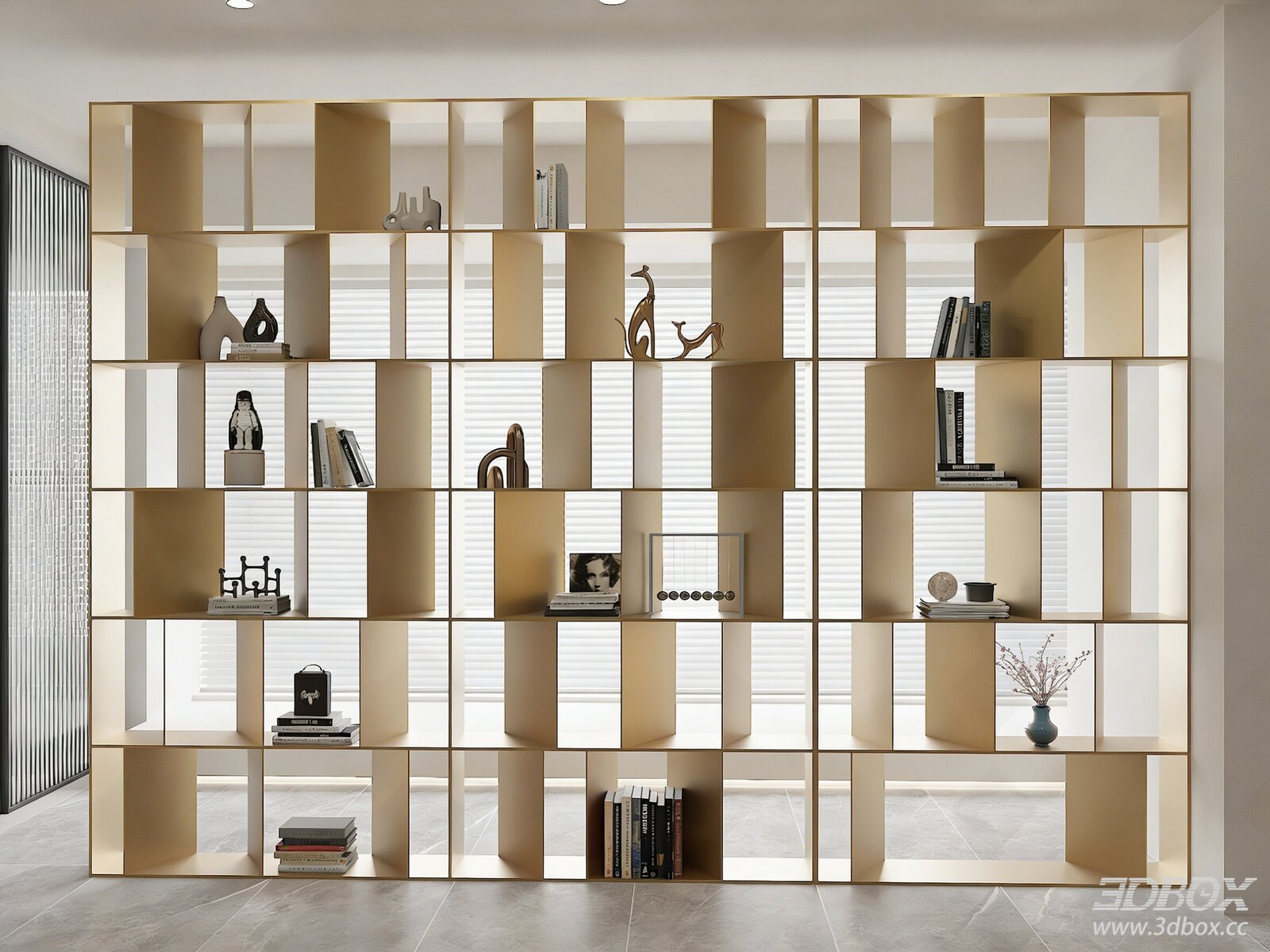 Modern Light Luxury Metal Shelf