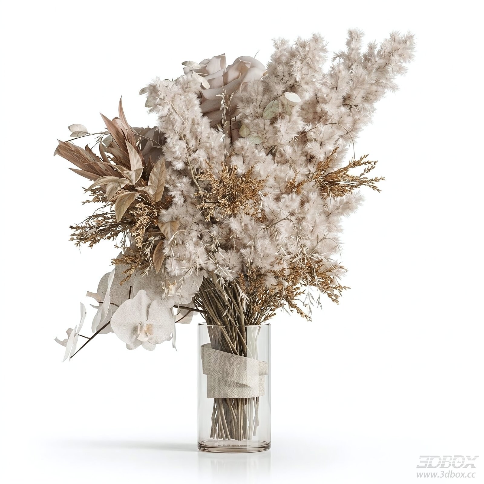 Modern Vase Decor Floral Art Glass Living Room Decor