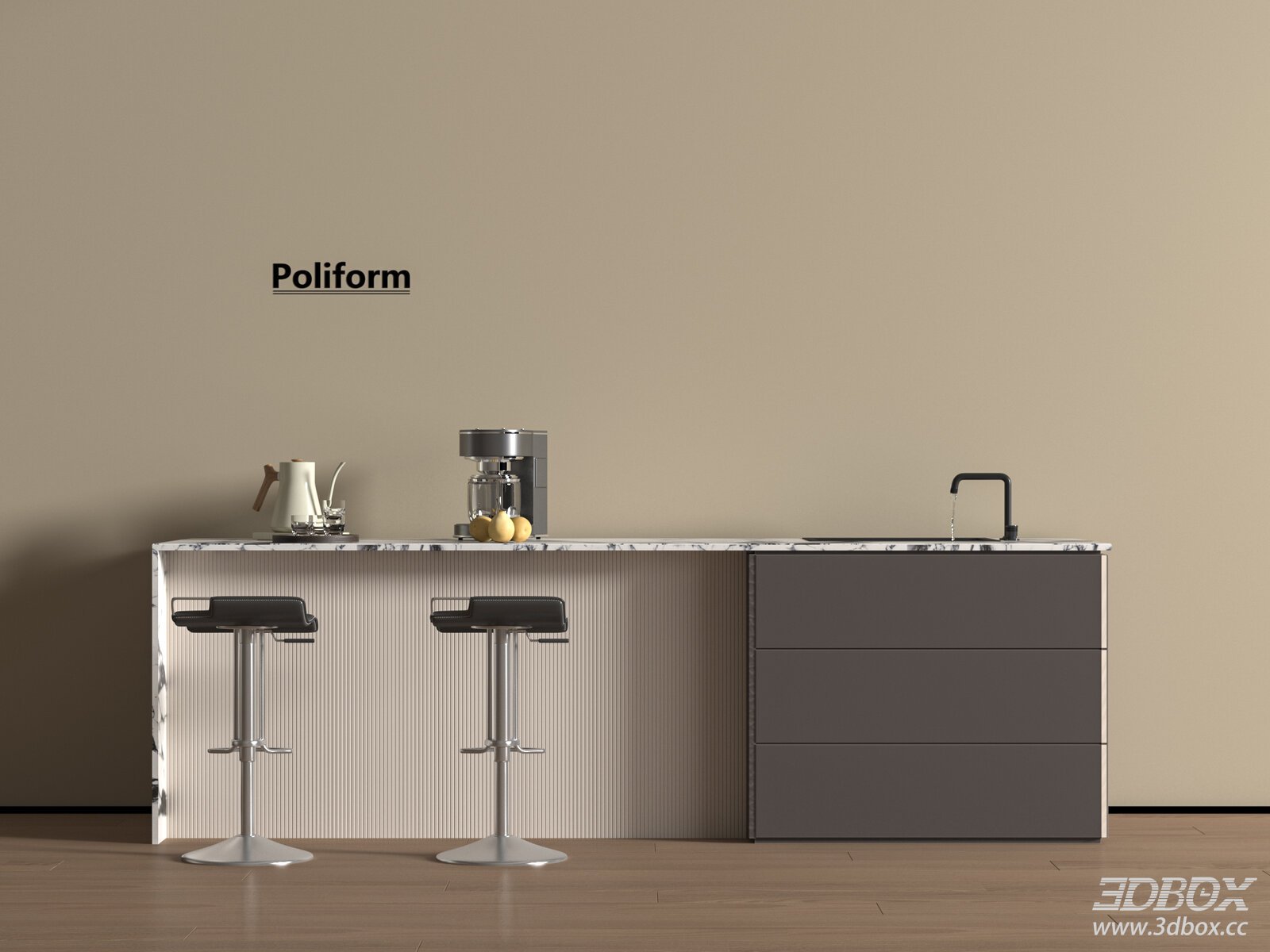 Modern Kitchen Island