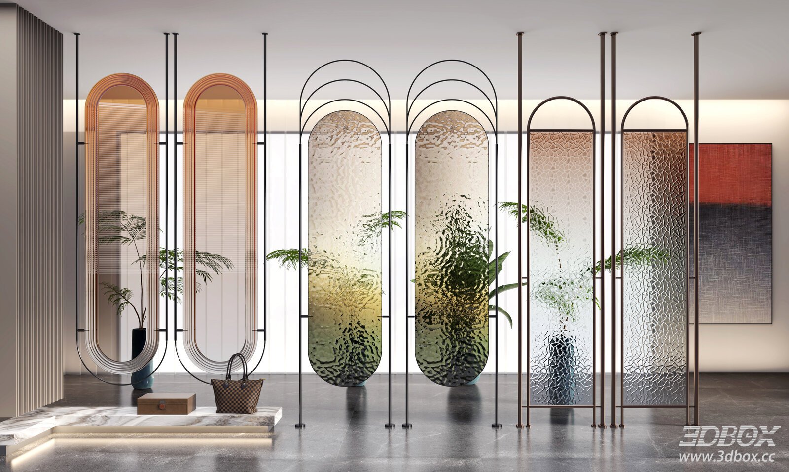 Modern Screen Partition Glass