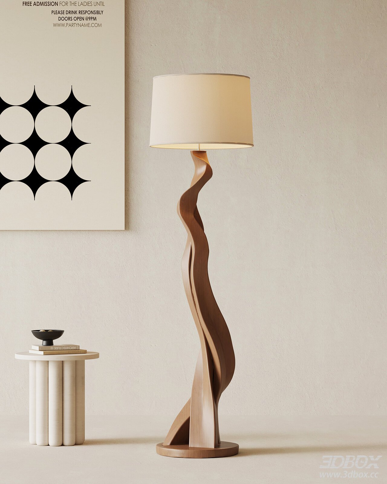 Wabi Sabi Vintage Floor Lamp
