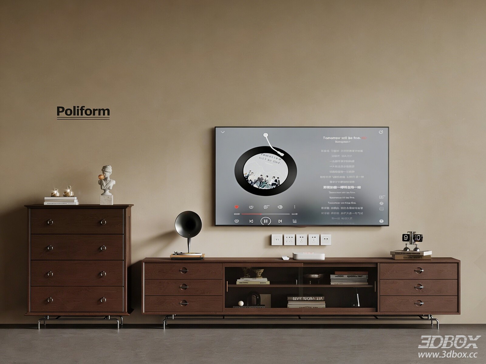 Vintage TV Cabinet Vintage TV Cabinet