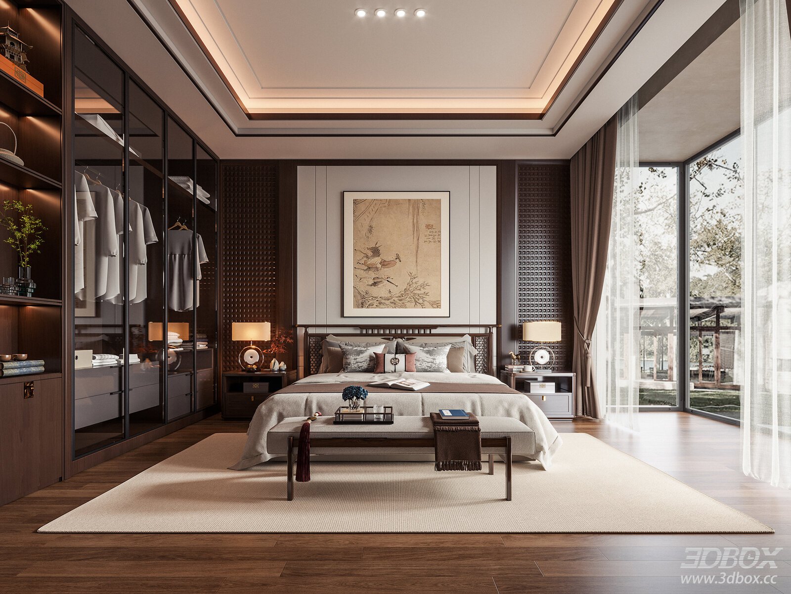 New Chinese Bedroom
