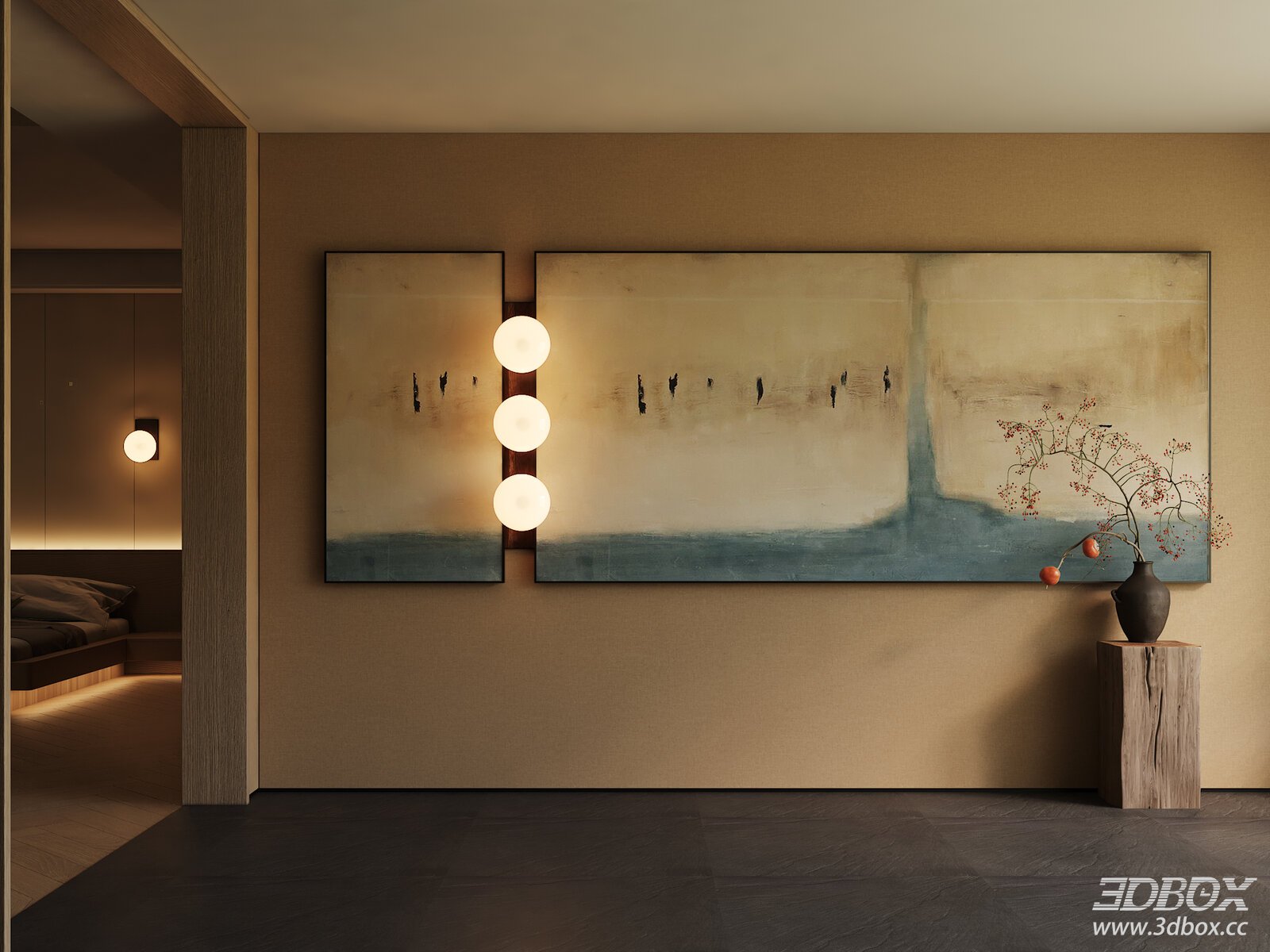 Wabi Sabi Decorative Painting Wall Art