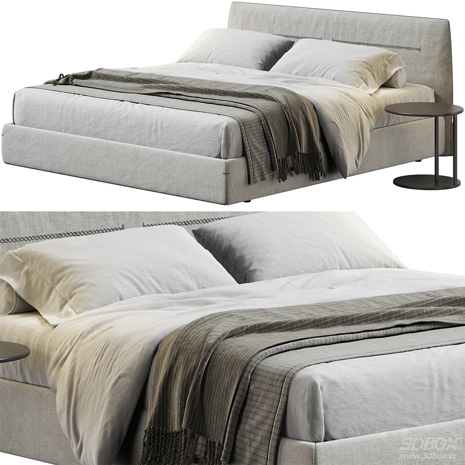 Jacqueline Modern Double Bed