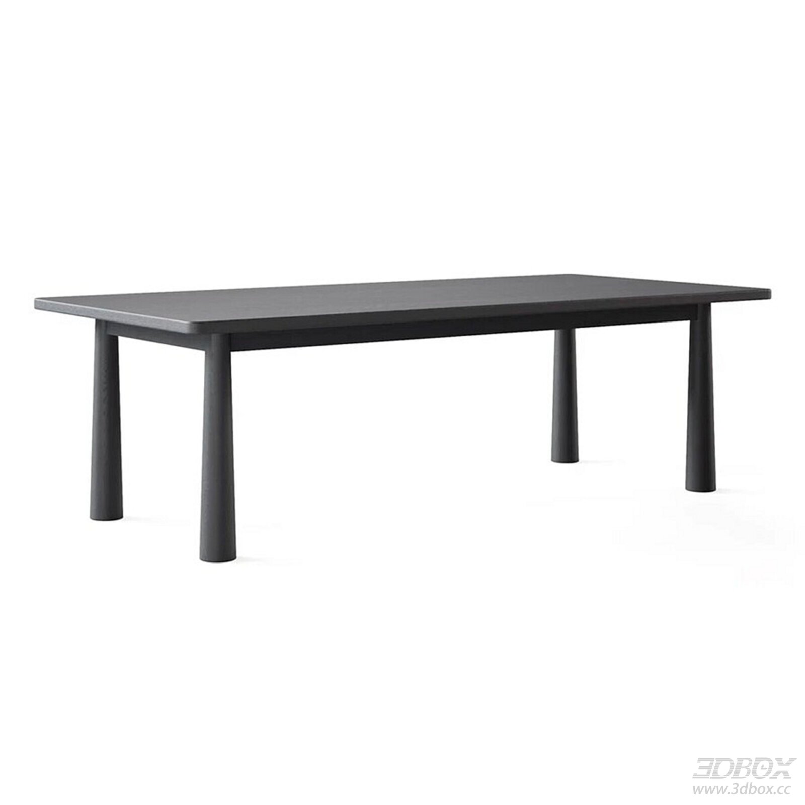 Modern Minimalist Dining Table 3D Model