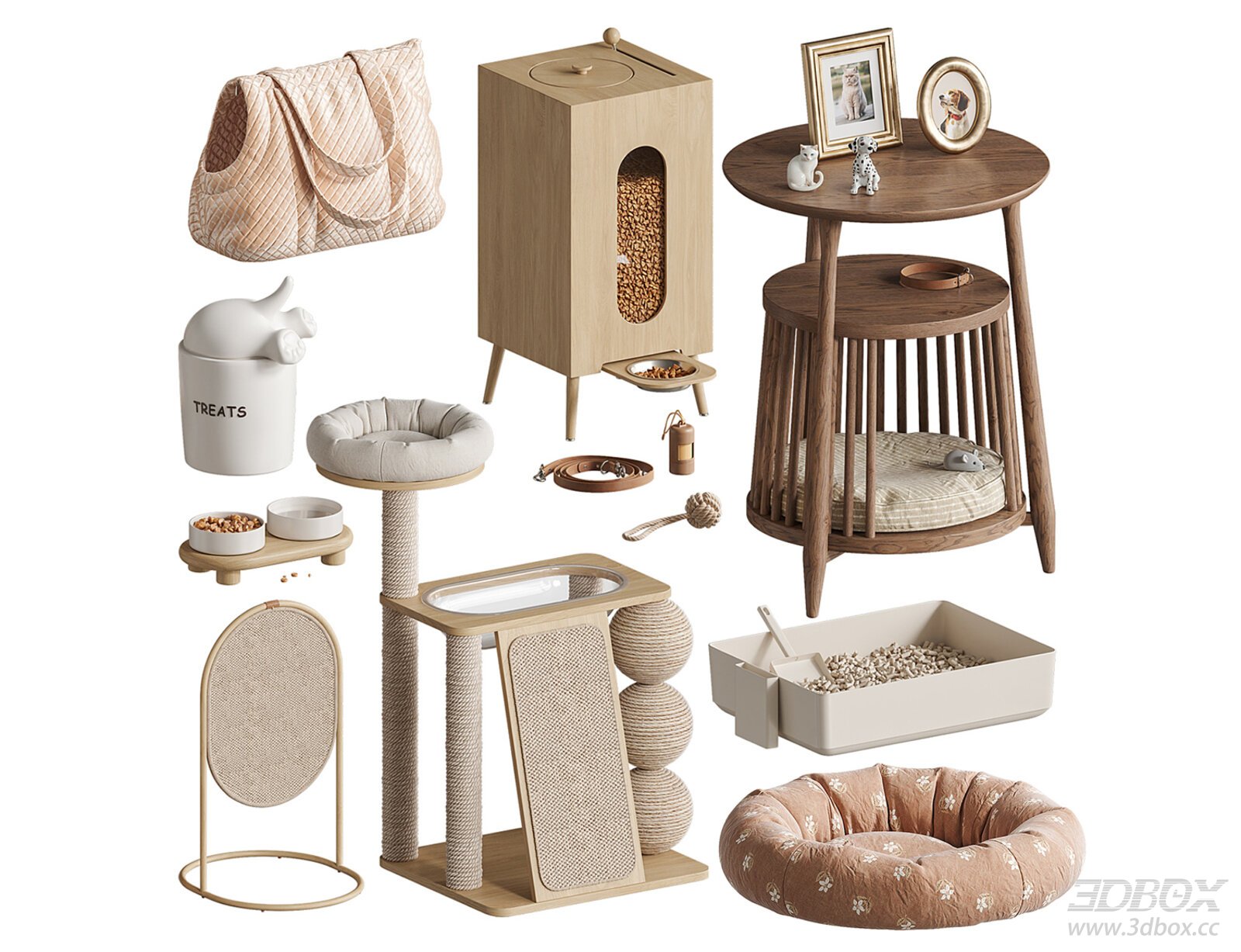 Pet - related Decorative Objects 3D Model