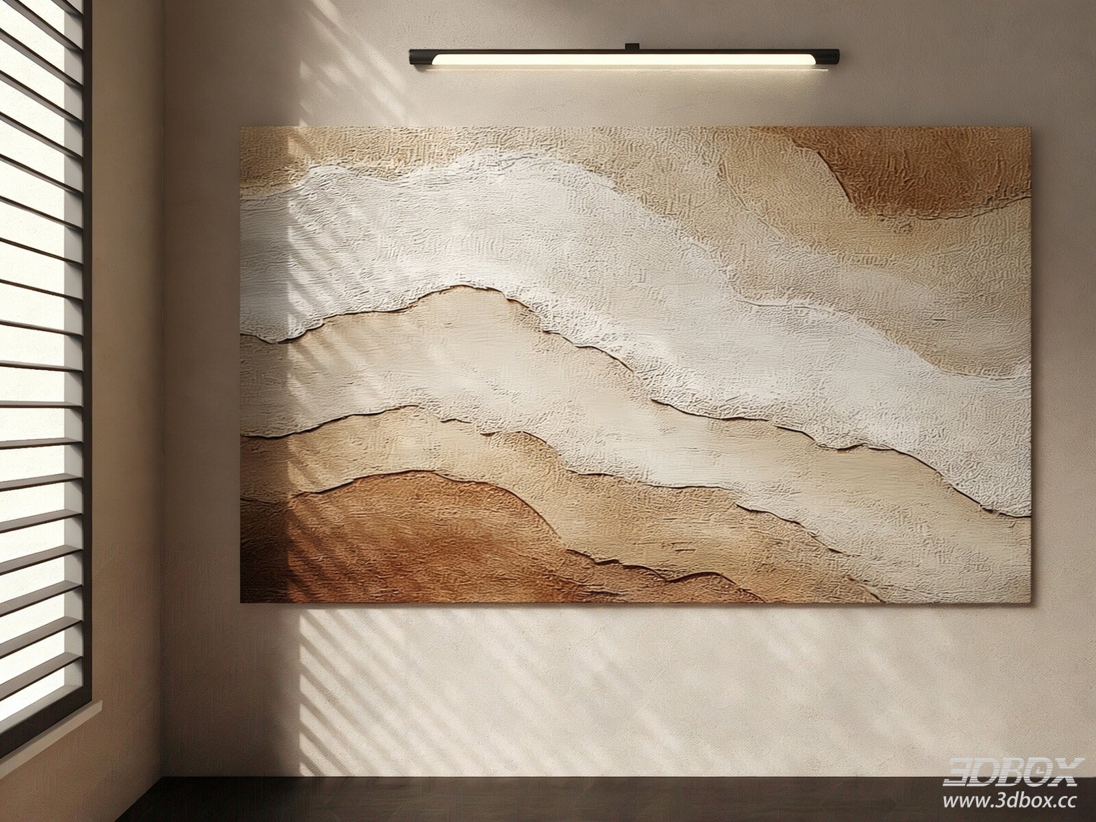 Modern Abstract Wall Frame 3D Model