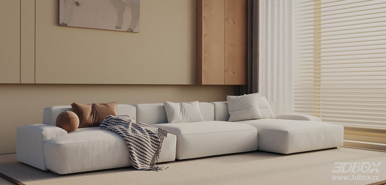 Modern L - shaped Sofa Set for Living Room