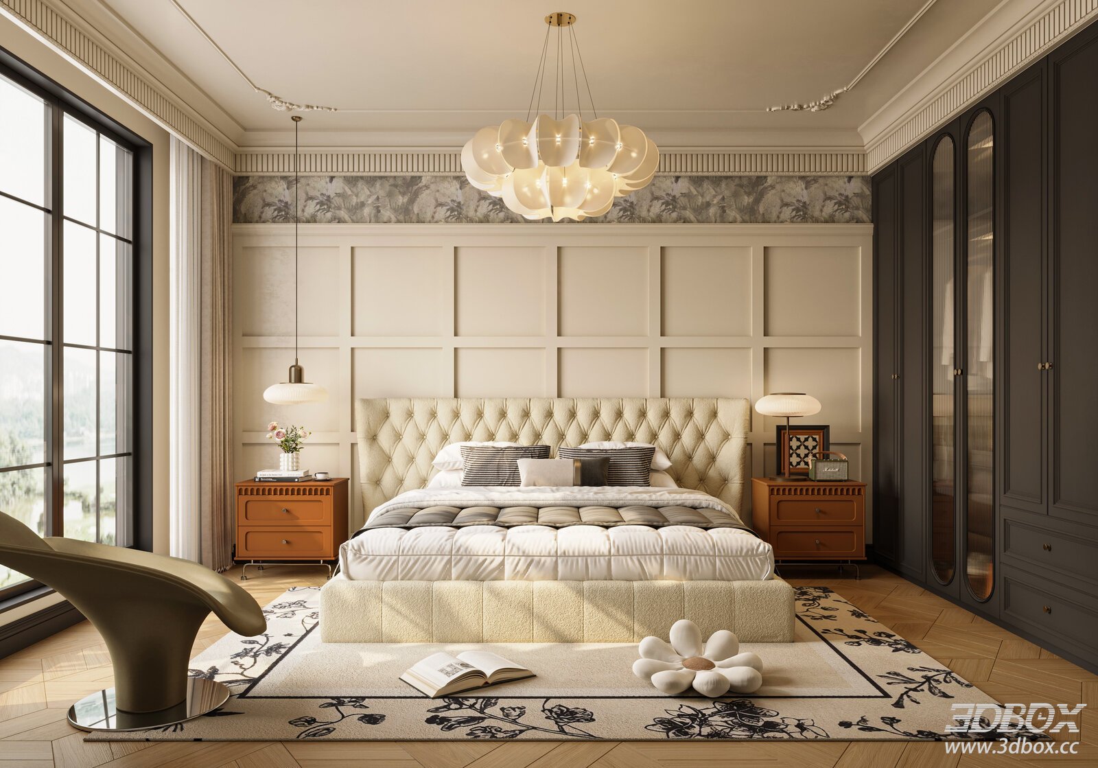 Modern Bedroom 3D Model