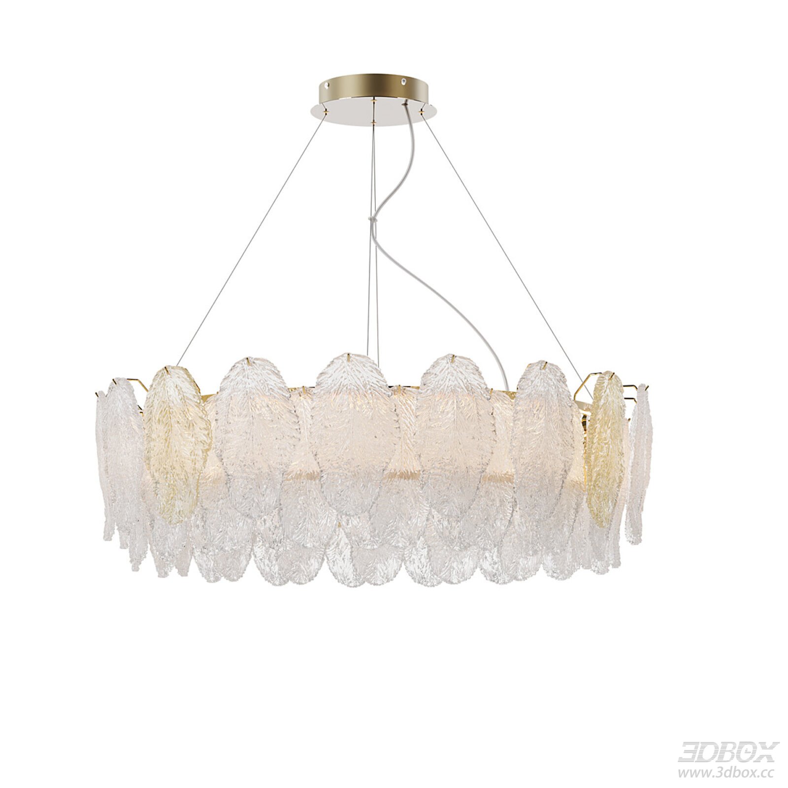 Modern Ceiling Lamp with Petal - like Design