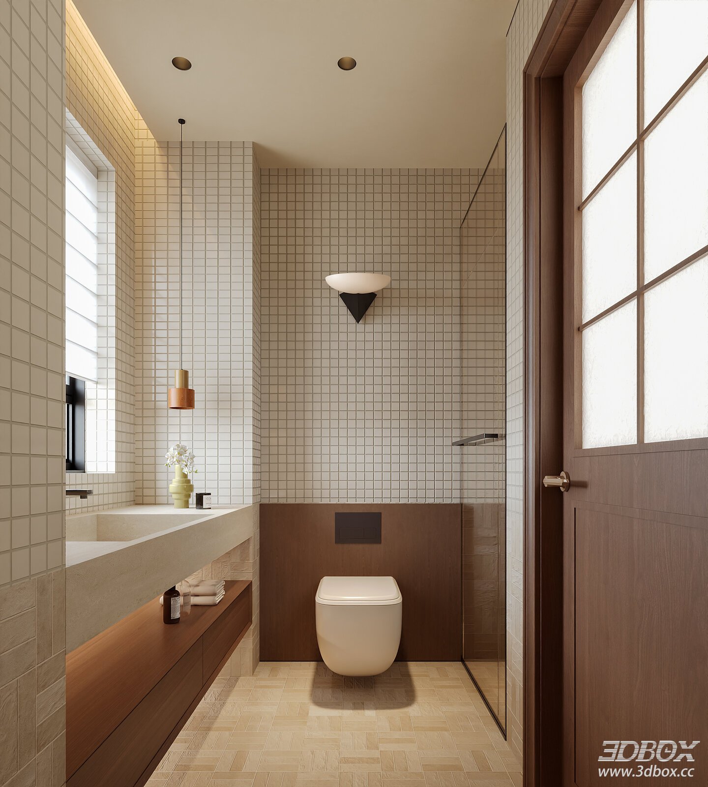 Modern Bathroom 3D Model