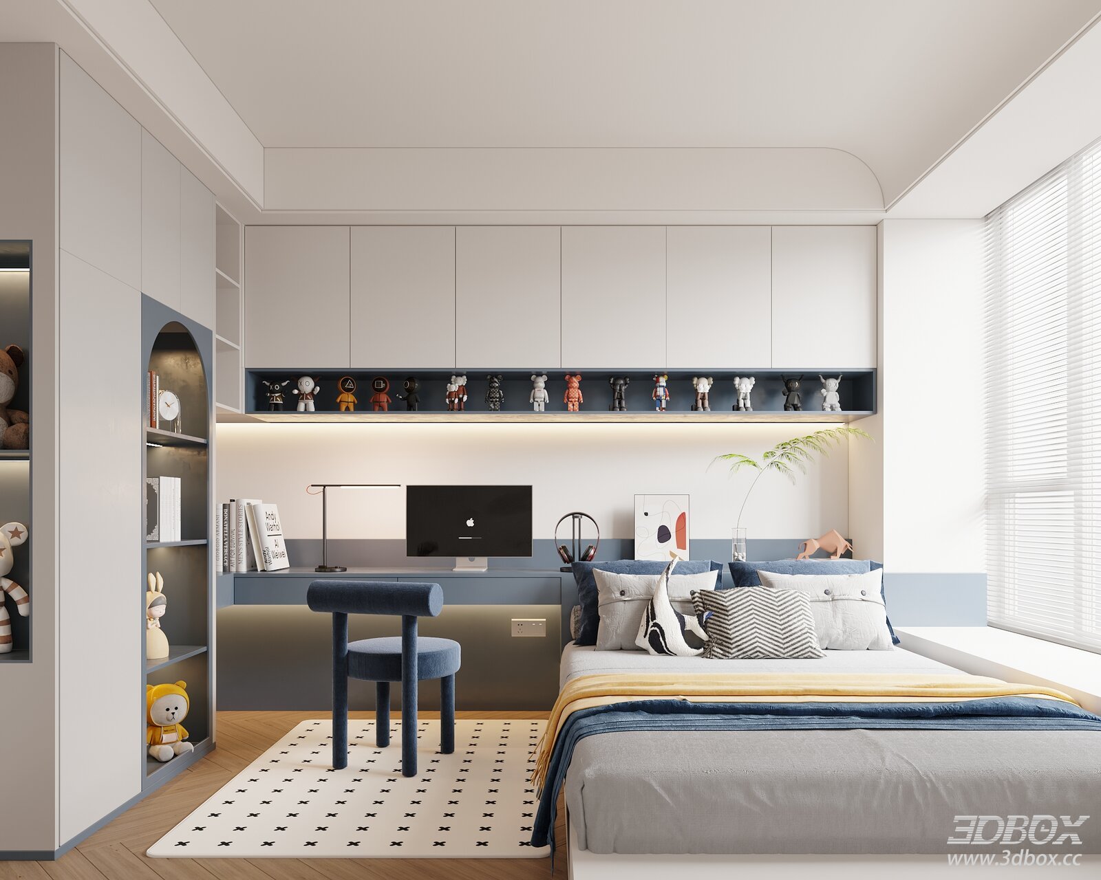 Modern Bedroom 3D Model