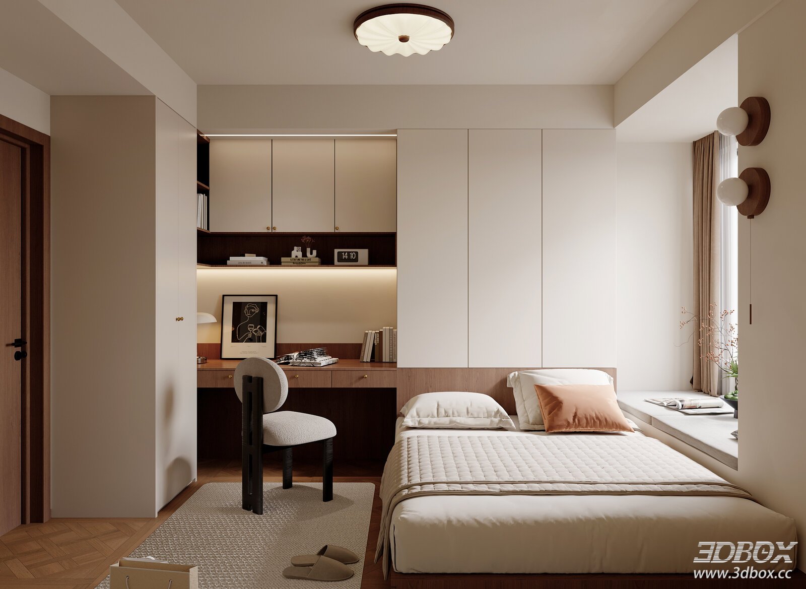 Modern Bedroom 3D Model