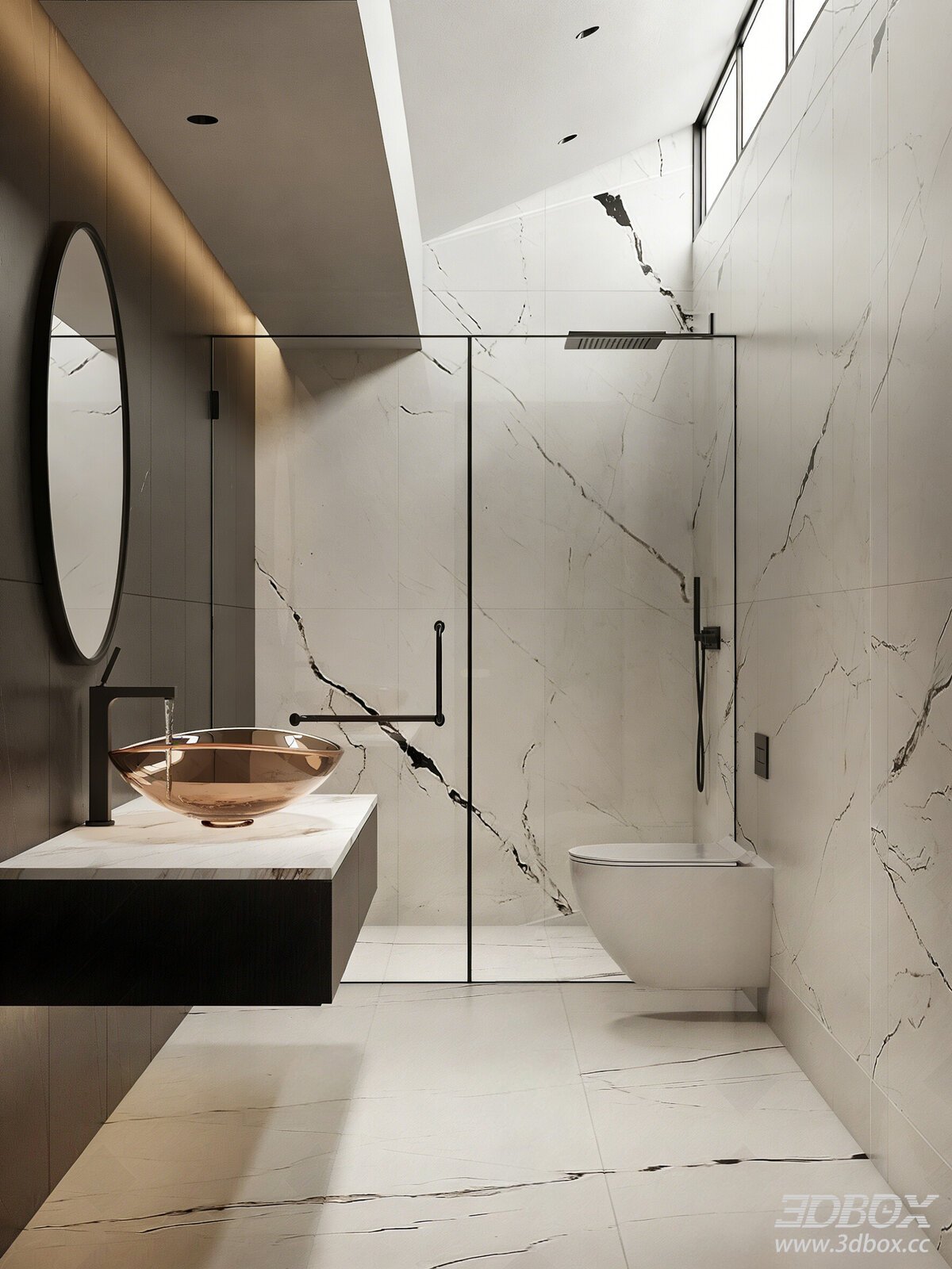 Modern Bathroom 3D Model