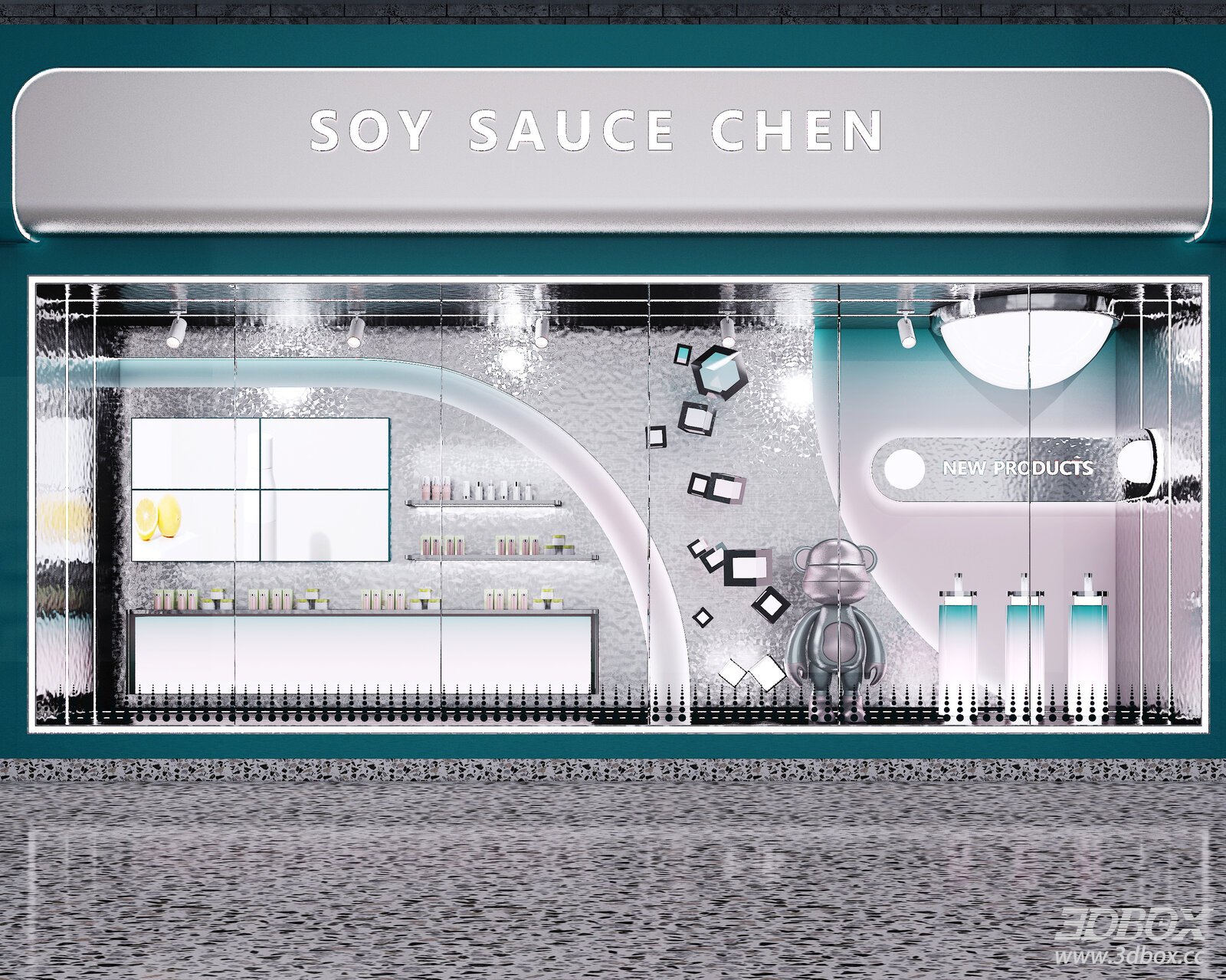 Modern Shop - Store -Showroom 3D Model