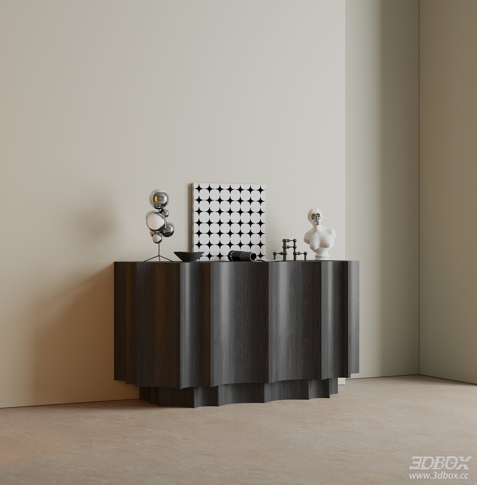 Modern Sideboard 3D Model