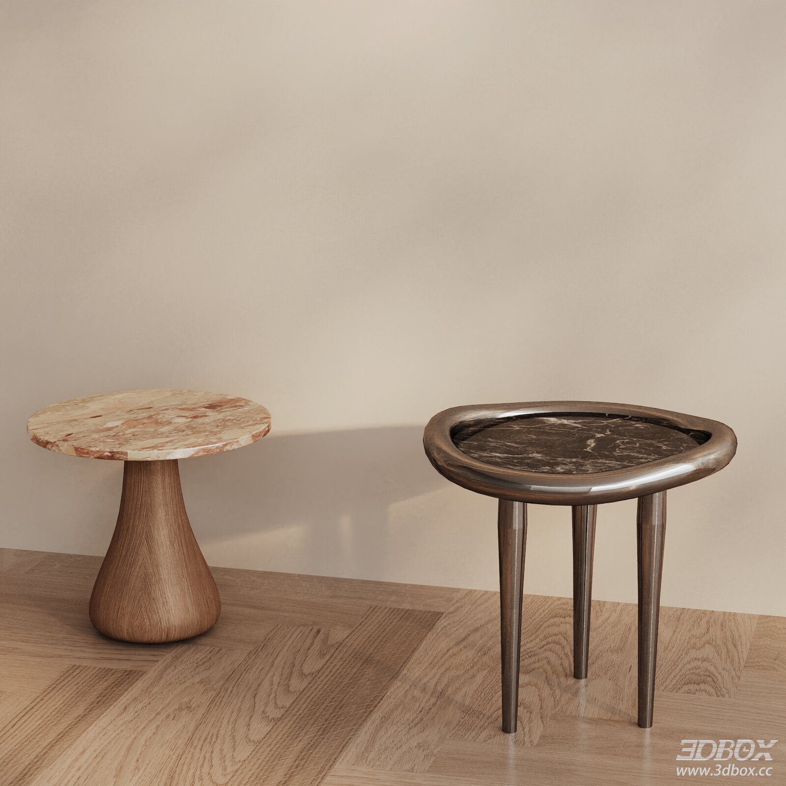 Modern Side Table 3D Model