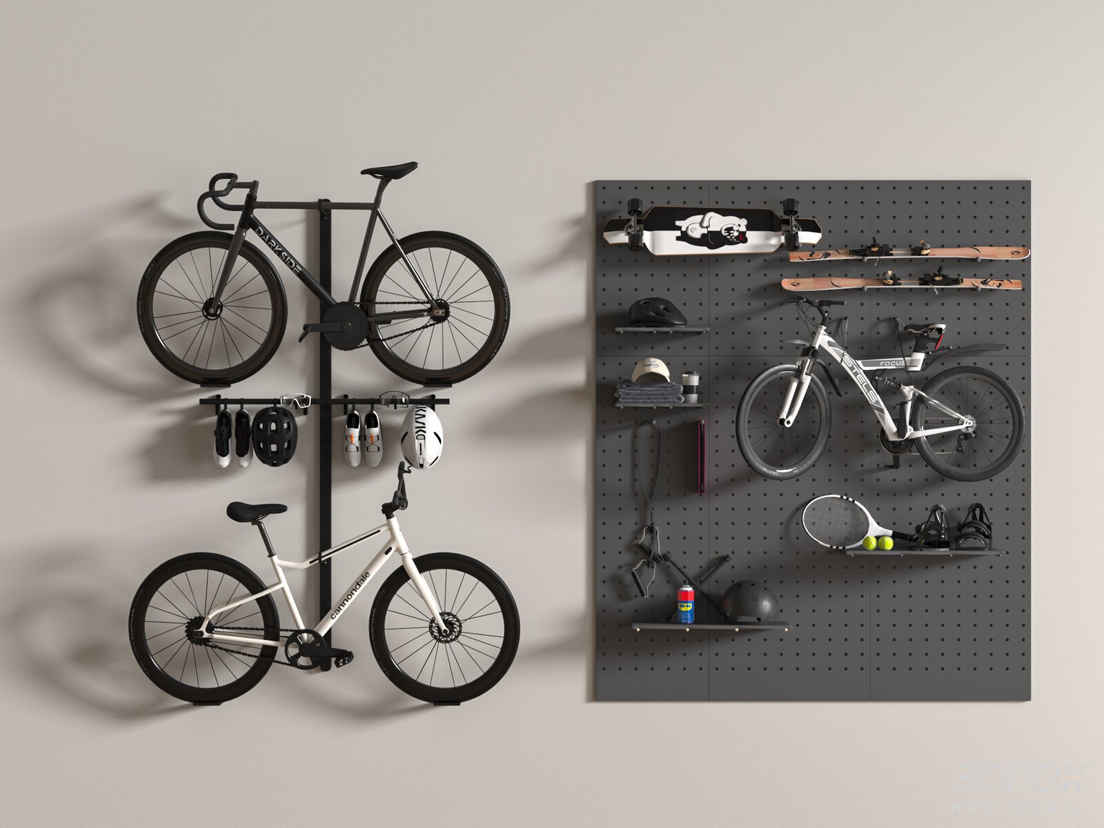 Bike Wall - Mounted Sports Model